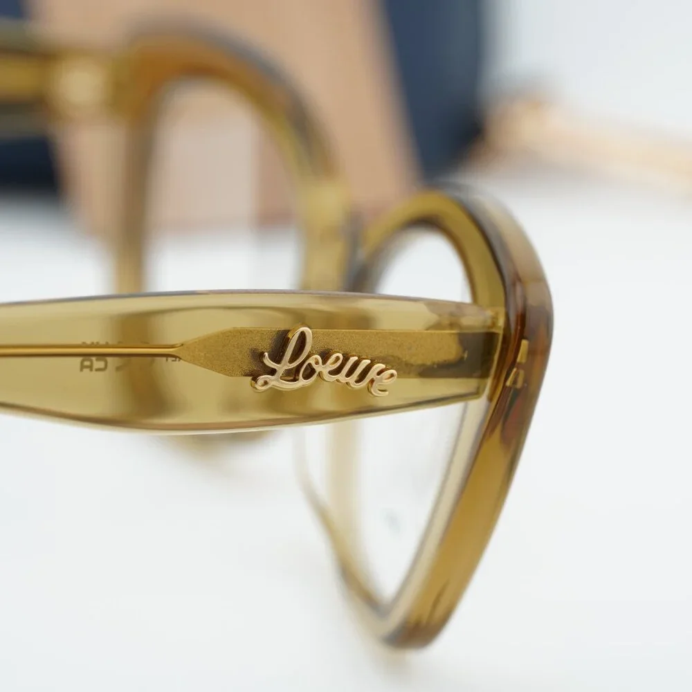 Loewe LW50067I 096 Cat Eye Eyeglasses - Glossy Green 52mm
